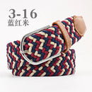 Stretch Woven Belt Unisex Canvas Belts Fashion Casual Student Belt Women Cinturon Male Waistband 105cm