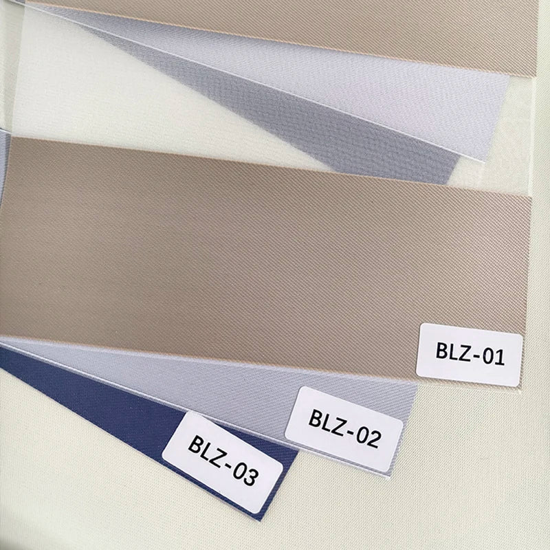 Custom Made Motorized Window Blinds Blackout Zebra Blinds Shades Dual Stripe Shades Day and Night Roller Blinds for Windows