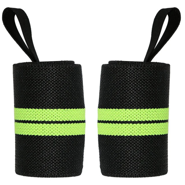 1 Pair Gym Training Wristband Extra Strength Workout Weight Lifting Strap Bandage Fitness 