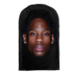 Nova Máscara de Rosto Inteiro Unissex Estilo Kanye/Drake, Impressa em 3D com Malha Elástica – Ideal para Cosplay, Festas e Simulações (Estilo Balaclava)