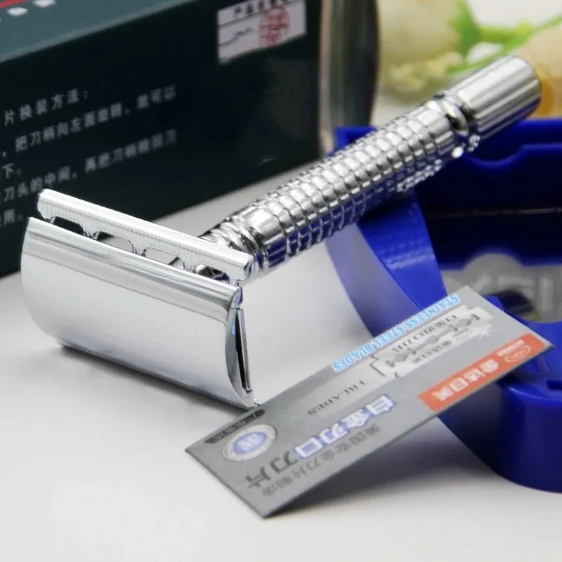 100PCS/10PCS Stainless Steel Double Edge Safety Razor Blades Professional Men's Barber Shave Hair Removal Tool