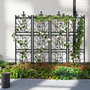 Metal Garden Trellis Tall Plant Climbing Fence for Vegetables Grapes and Flowers