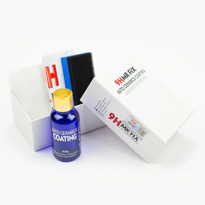 Recubrimiento de vidrio hidrofóbico 9H para automóvil, recubrimiento cerámico líquido, cuidado de pintura para motocicletas, antiarañazos, detallado de automóviles, recubrimiento de vidrio, pulido para el cuidado del automóvil. 