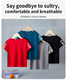 Children's quick-drying sports long sleeve T-shirt comfortable and fashionable sports running basketball football cycling T-shir