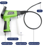 Pistola de limpieza de aire acondicionado para automóvil, pantalla LCD, endoscopio, caja, herramienta de limpieza para lavado de autos visible
