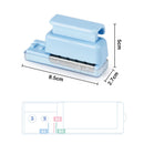 Fromthenon 5 Holes Puncher Loose Leaf Notebook Paper Mini Puncher Loose-leaf Binding Student Office Stationery Supplies