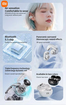 Xiaomi Redmi V12 Open Ear Clip Headphones True Wireless Earbuds Bluetooth5.3 Sports Earphones Waterproof Gaming Headset With Mic