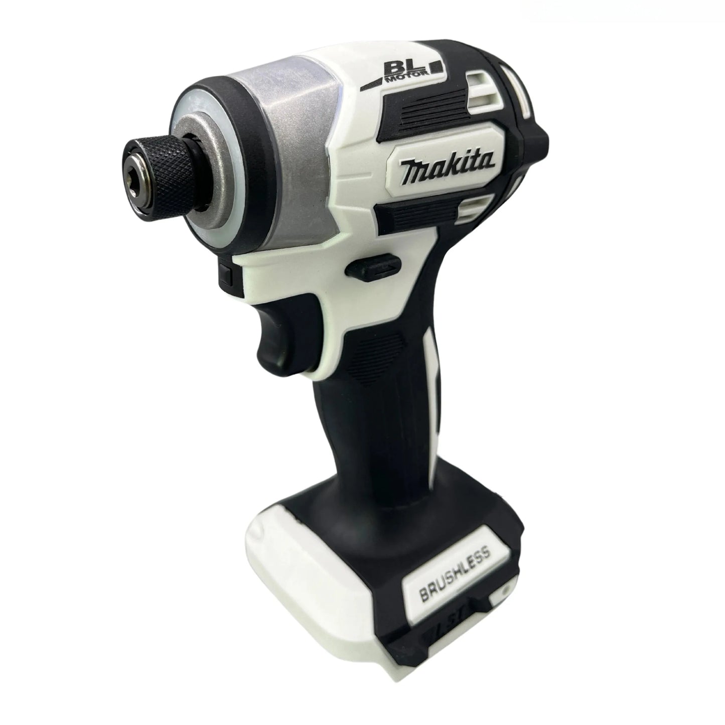 Destornillador sin escobillas Makita DTD173, destornillador eléctrico recargable en blanco y negro, atornillador de impacto para reparación de automóviles. 