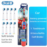 Oral B Electric Toothbrush for Kids Rotation Clean Teeth for Kids 3+ Soft Bristle for Child Waterproof Toothbrush