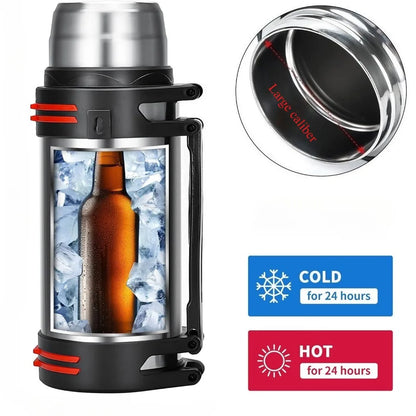 Large Capacity Flasks Water Bottle Stainless Steel Thermos Bottle VacuumInsulated Water Outdoor travel Bottle Cup Keeping Warm