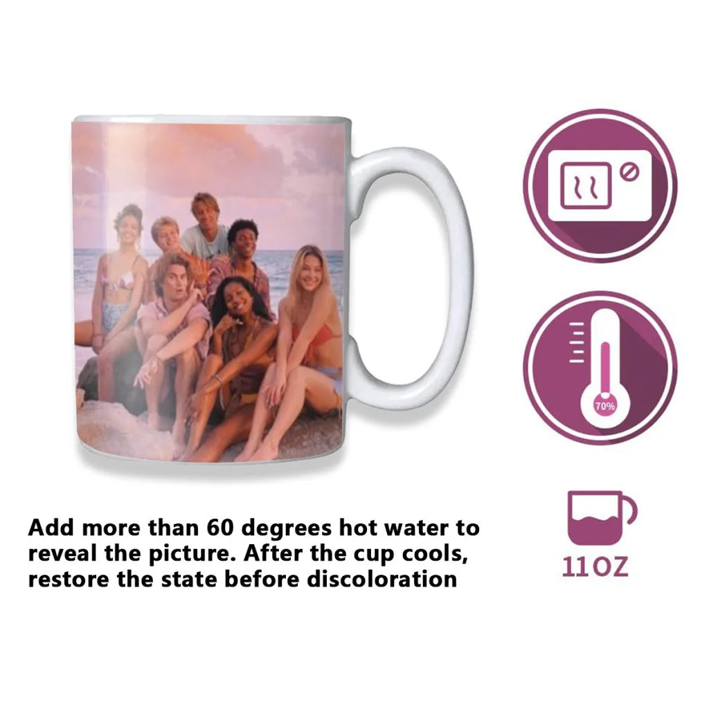 O-Outer Banks Anime Coffee Mugs Cup Color Changed Mug Heat Sensitive Tea Cup Coffee Mug Gift Mug Drop Shipping