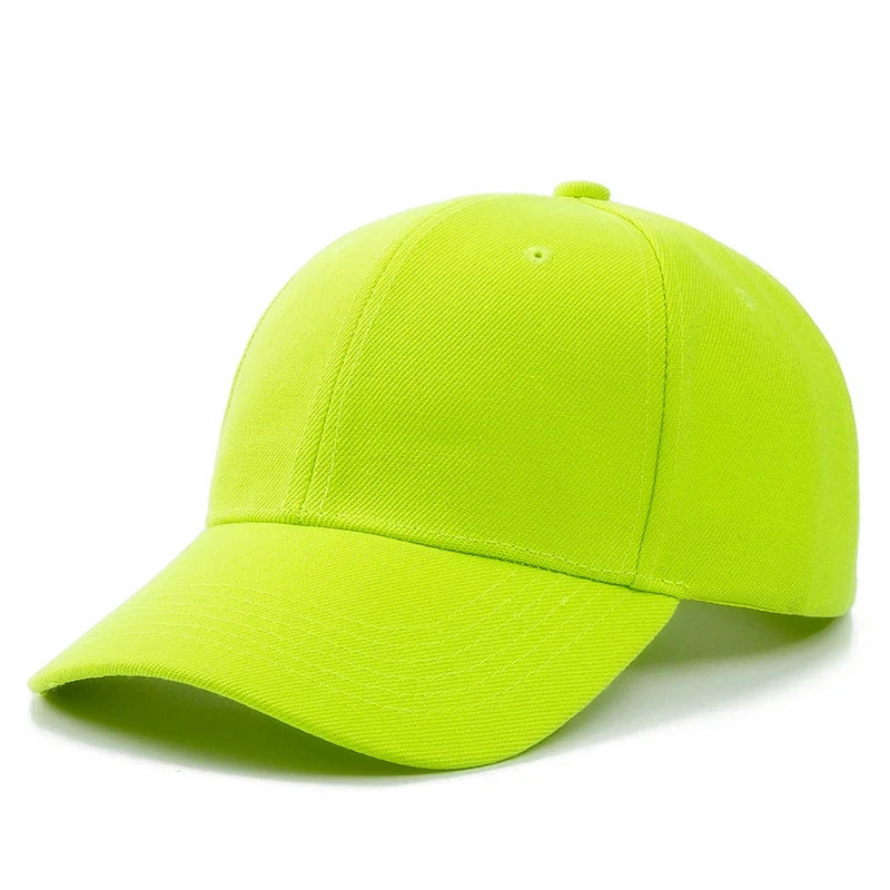 Solid Color Baseball Caps for Women Men Summer Sun Hats Adjustable Snapback Hats Unisex Street Hip Hop Hat Sun Visor Caps