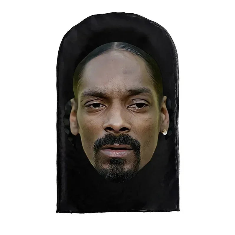 Nova Máscara de Rosto Inteiro Unissex Estilo Kanye/Drake, Impressa em 3D com Malha Elástica – Ideal para Cosplay, Festas e Simulações (Estilo Balaclava)