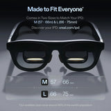 Xreal One Pro AR glass cups, 3 DoF native, screen FHD 120Hz, sound, Glasses XR for iPhone, ROG, iOS M (IPD 57-66mm