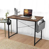 Homfa Desk Computer PC Desk Laptop Table Home Office School  Work Desk Stable with Organizer 100 x 50cm
