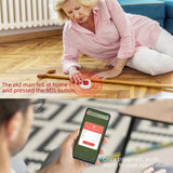 Tuya WiFi Smart SOS Call Button Wireless Caregiver Pager Phone Alert Transmitter Emergency Call Button for Kids Elderly Patient