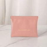 Fashion Simple Lipstick Makeup Bag Portable PU Jewelry Handbag Travel Mini Cosmetic Organizer Pouch for Women Girls