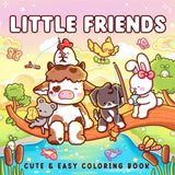 Cozy Atmosphere Relaxing Coloring Book for Adults and Teens Bold Easy-to-follow Patterns and Girl Moments