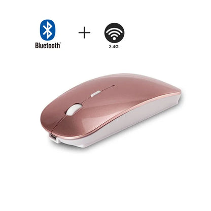 Ratón Bluetooth para Apple MacBook Air Pro Retina 11 12 13 15 16 MacBook Laptop Ratón inalámbrico Recargable Ratón silencioso para juegos
