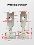4pcs/set Terminals Crimping Machine Applicator Die Set Mold Blade Various Models For Terminal Machine Crimp Tools Accessories