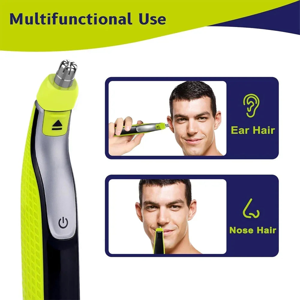 Nose Hair Trimmer Replacement Heads for Philips One Blade QP2520 QP2630 QP2724 QP6510 QP6520 QP6530 Hybrid Electric Shaver