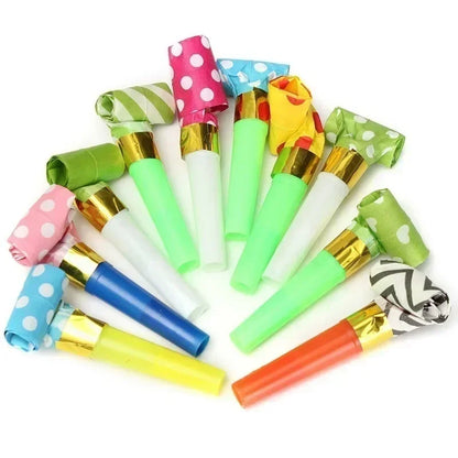 Juguetes sonoros para niños, divertidas bolas con silbato, regalos de fiesta, bolsas de regalo, artículos de cumpleaños (30 unidades) 
