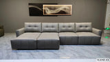 MINGDIBAO Electric Convertible Sofa Bed Italian Genuine Leather Sleeper Couch Multifunction Folding Sofas Beds for Cinema Room