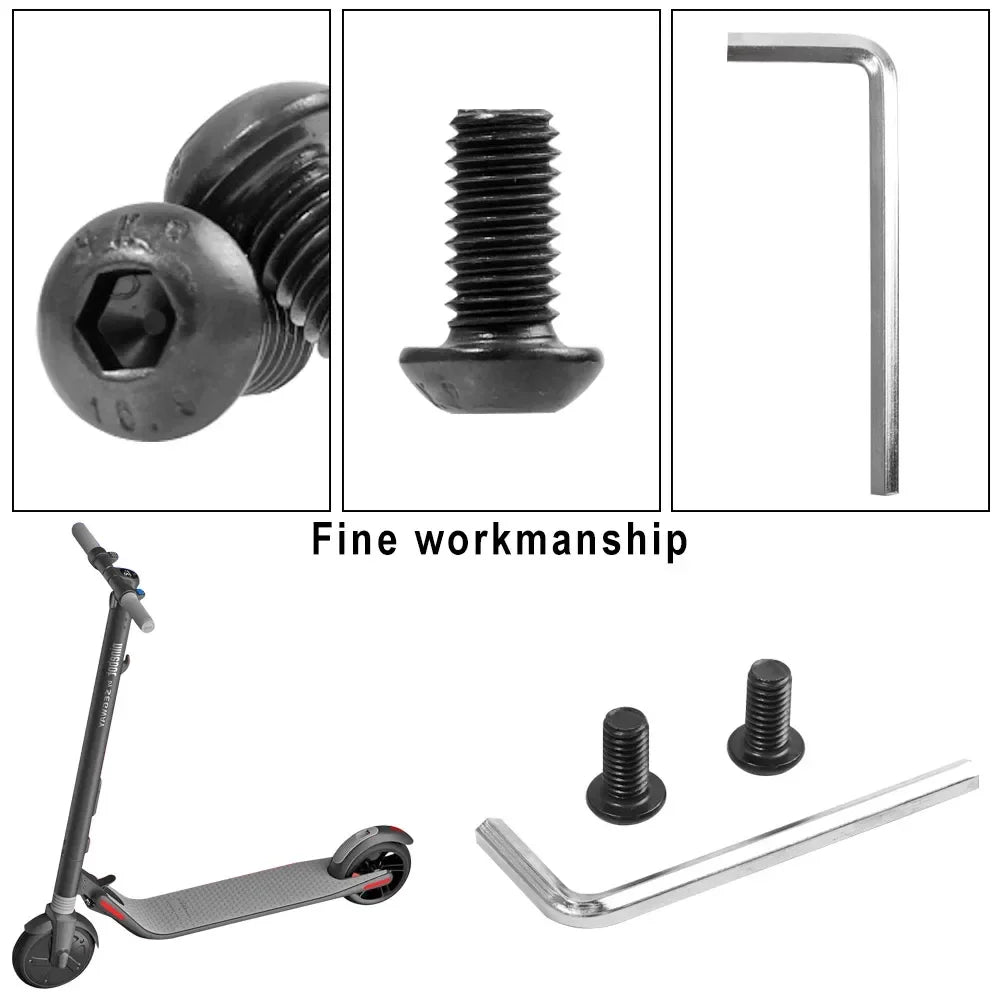 Battery Cabin Fastening Cover Pole Base Mounting Connection Lock Screws for Ninebot ES1 ES2 ES3 ES4 Electric Scooter Accessories