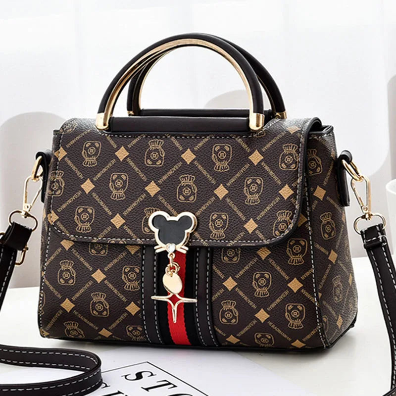 New Shoulder bag Women bag tote luxury designer handbag women Handbags leather Printed monogram single shoulder straddle bag