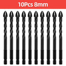 Cross Hex Drill Bit Set For Concrete Porcelain Tile Glass Metal Professional Multifunction Drill Bits Kit Tools Carbide Drills