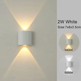 Apliques de pared LED modernos para interiores y exteriores, luces blancas de montaje en pared para sala de estar, pasillo, dormitorio, decoración