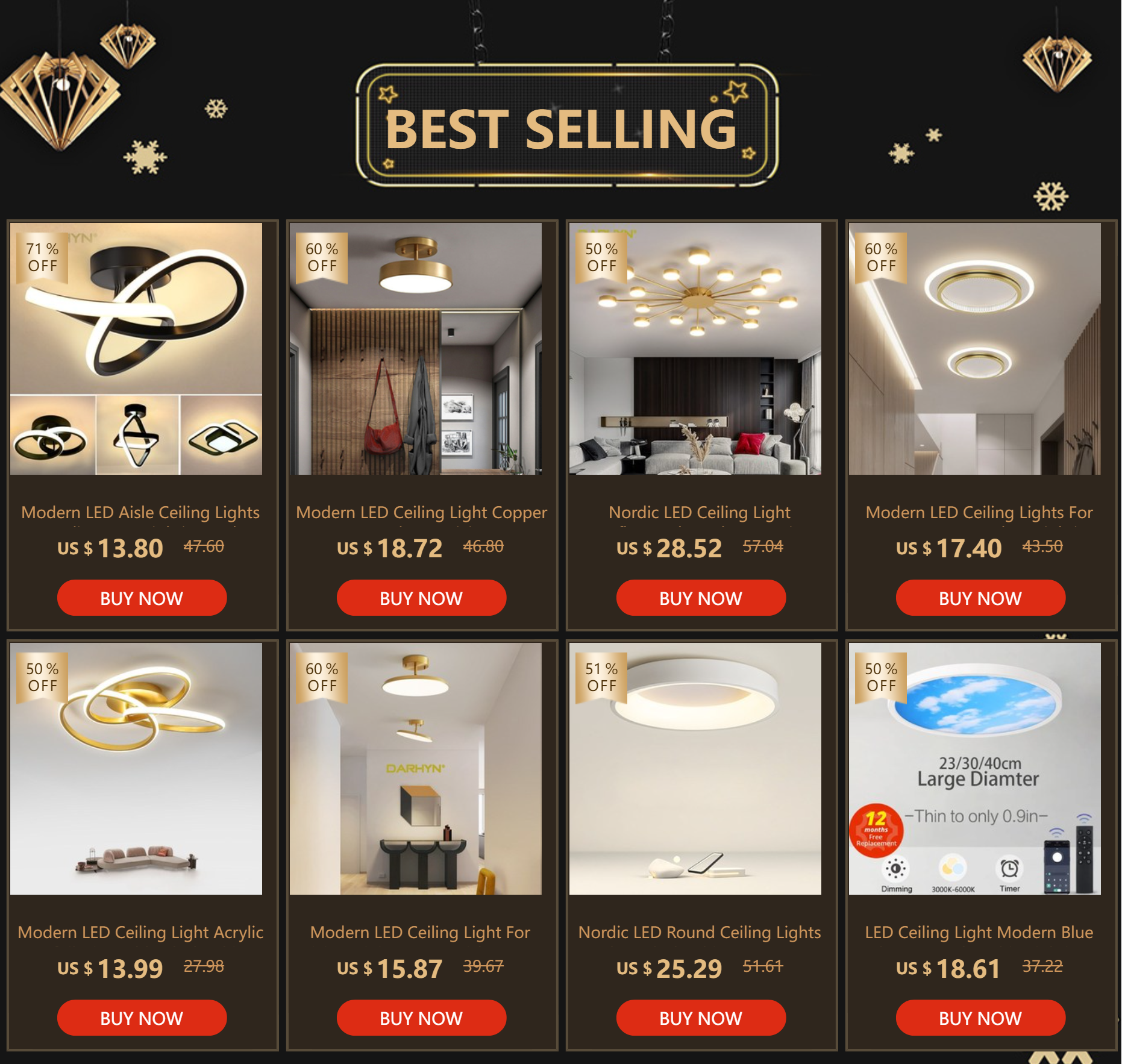 Lámparas de techo LED para pasillo, modernas y minimalistas, para sala de estar, balcón, entrada, escalera, decoración del hogar, accesorios LED brillantes.