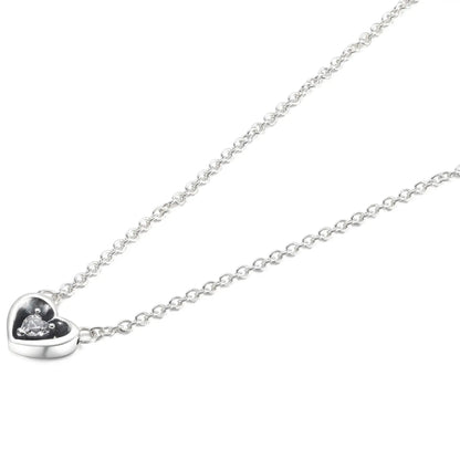 Novo amor coração zircão pingente colar original pandora diy feminino chaveiro jóias decoração pulseira acessórios charme contas