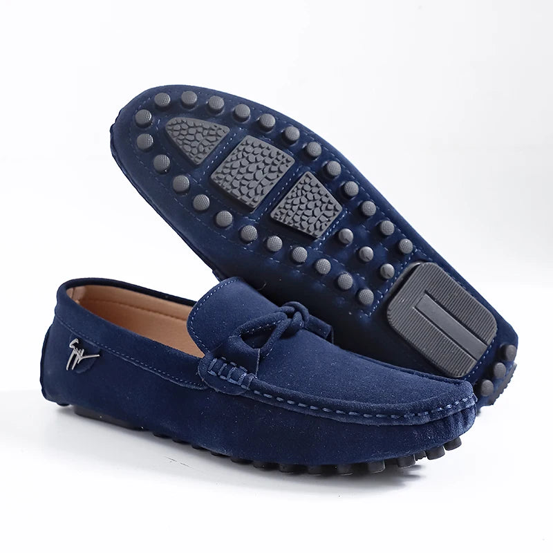 British Style Fashionable Red High-End Banquet Dress Shoes Men's Commuting Driving Work Loafer for Men's Anti-Slip Shoes