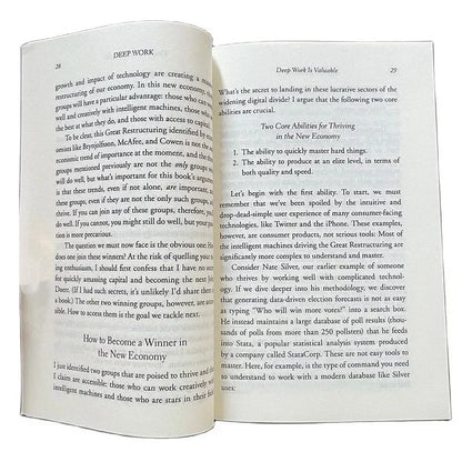 Deep Work English Book By Cal Newport Rules for Focused Success In A Distracted World Leadership & Motivation Books
