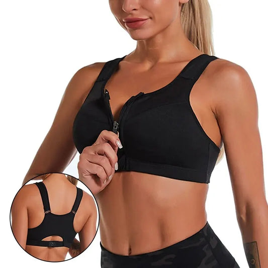 Sujetador deportivo para Yoga y Fitness, sostén deportivo que absorbe los golpes, transpirable y de secado rápido, ropa interior para correr y correr