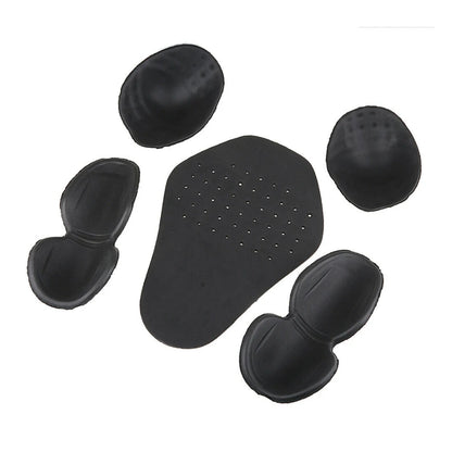 Protectores de forro para chaqueta de motocicleta, hombreras, coderas y espalda, color negro, para motocross, carreras, esquí, patinaje sobre hielo, ciclismo 
