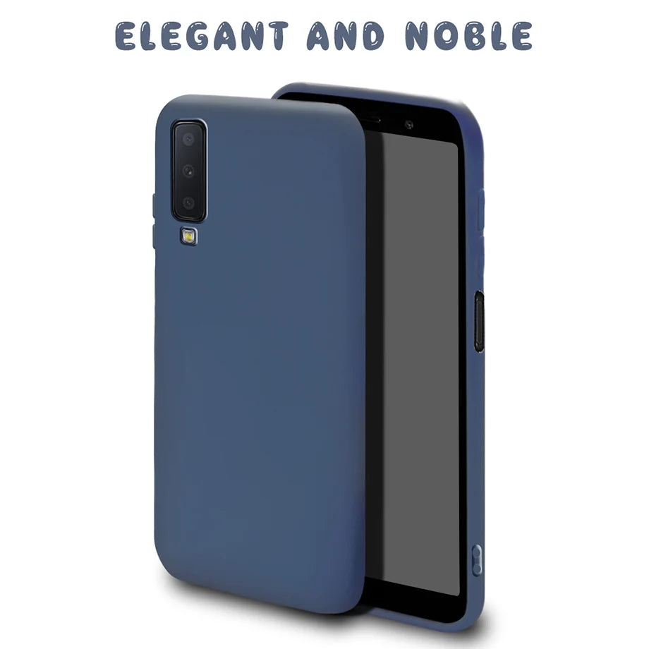 Funda para teléfono Samsung Galaxy A7 2018, carcasa de silicona mate suave para carcasa trasera Samsung A7 2018 A750 A750F