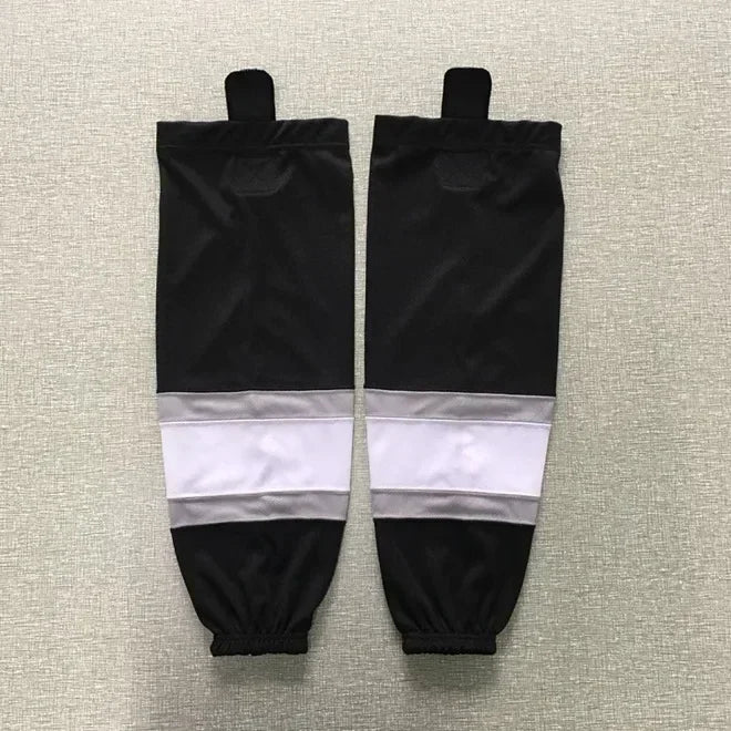 1 Pair Multiple Colors Knit Ice Hockey Socks 100% Polyester Team Training Socks Practice Socks Hockey Equipment Sports Sock