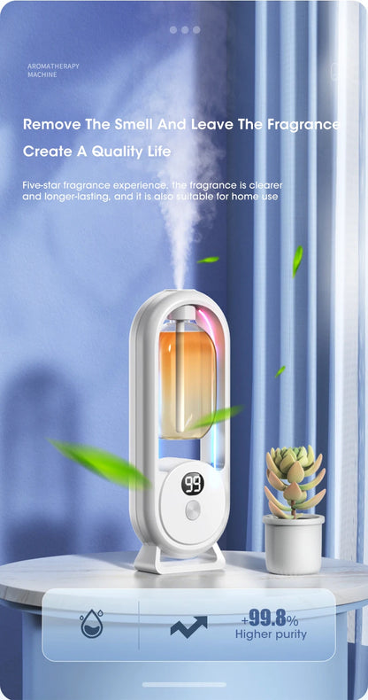 Automatic Home Fragrance Machine Essential Oil Diffuser Nebulizer Perfume Scent Machine for Kitchen and toilet deodorization