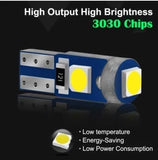 10pcs T5 Led Bulb W3W W1.2W 12V Led Canbus Car Interior Lights Dashboard Warming Indicator Wedge Auto Instrument Lamp
