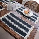 Cotton Linen Placemats For Dinner Table Macrame Modern Accessory Kitchens Underplate Party Wedding Table Decor Place Mats Set