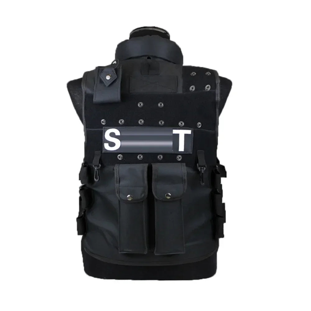 Chaleco táctico multibolsillos SWAT para caza al aire libre, entrenamiento, juego de CS, paintball, modular, guardia de seguridad