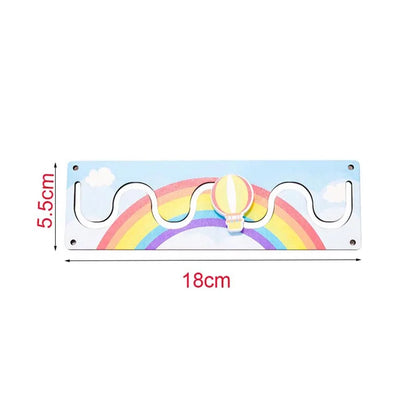 Wood Busy Board Accessories Baby DIY Montessori Toy Early Learning Wooden Toy Wooden Elements Parts for Kids Education Skill Toy