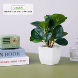 Artificial Plants Decoration Potted Bonsai Small Tree Pot Fake Plant Potted Zen Garden Ornaments Table Home Room Decoration