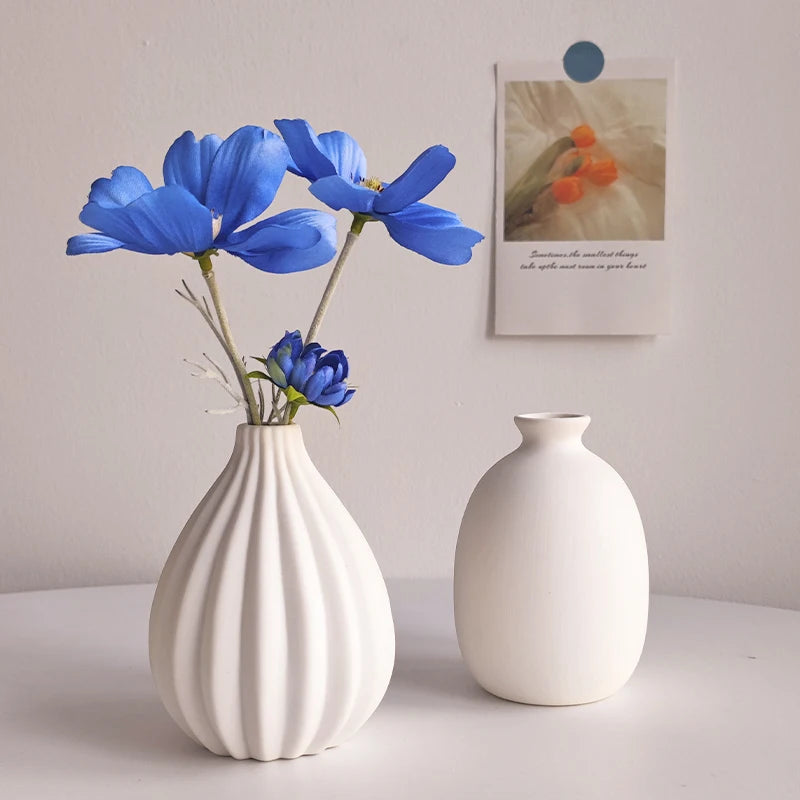 Ceramic Fired Vases, Hydroponic Dried Flower Utensils, Ornaments, Home Living Room Tables, Decorative Vases, Shaped Ceramic Vases