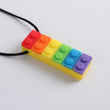 Silicone Baby Teether Toy, Colorful Toys, Christmas Teethers, Autism Sensory Chew, Oral Motor Therapy Tools, Teething Necklace