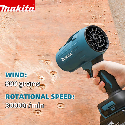 Makita 18V Violent Blower 30000RPM Turbo Jet Fan Electric Air Duster wind speed Turbo Rechargeable with Light Car Cleanin