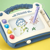 Prancheta de Desenho Infantil com Temática de Desenho Animado – Brinquedo Educativo Montessori: Lousa Magnética para Escrita e Desenho