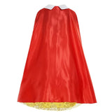 Girl Cosplay Snow White Princess Dress Yellow Luxury Lace Costume With Cloak Holiday Birthday Party Apple Accessories 2-10Y